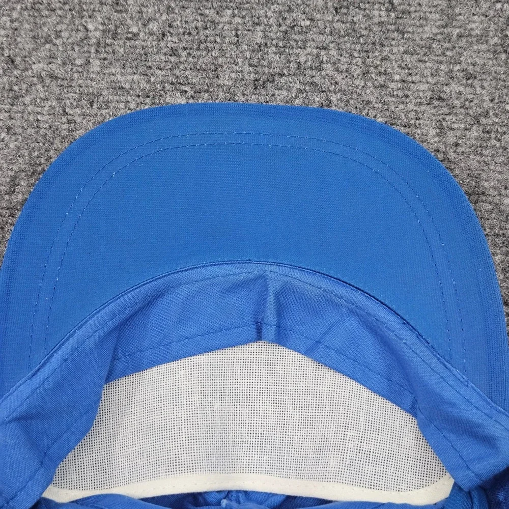Lamperts Rope Hat Snapback Blue Nylon Logo Cap Y2K USA Fabric Americana Lamperts
